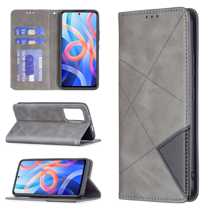 Estuche de cuero para teléfono con tapa horizontal magnética invisible prismática con soporte y ranuras para tarjetas y marco de fotos, For Google Pixel 6 Pro, For Google Pixel 6, For Xiaomi Redmi Note 11 5G, For Samsung Galaxy A13 5G                  ...
