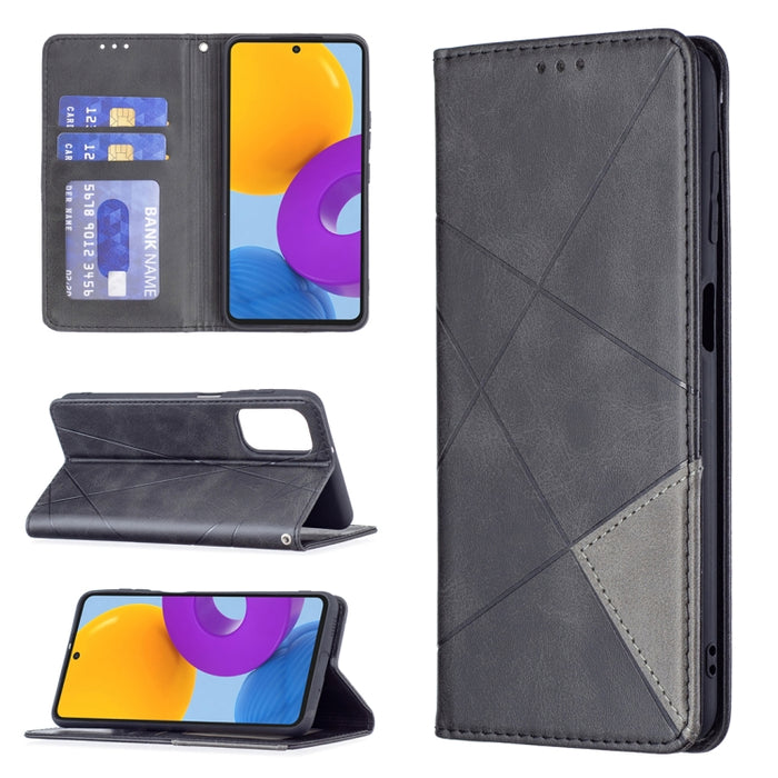 Estuche de cuero para teléfono con tapa horizontal magnética invisible prismática con soporte y ranuras para tarjetas y marco de fotos, For Google Pixel 6 Pro, For Google Pixel 6, For Xiaomi Redmi Note 11 5G, For Samsung Galaxy A13 5G                  ...