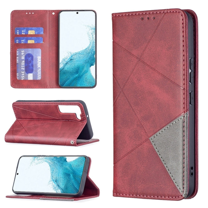 Estuche de cuero para teléfono con tapa horizontal magnética invisible prismática con soporte y ranuras para tarjetas y marco de fotos, For Google Pixel 6 Pro, For Google Pixel 6, For Xiaomi Redmi Note 11 5G, For Samsung Galaxy A13 5G                  ...