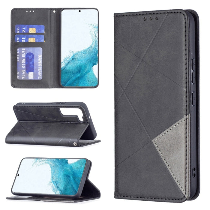 Estuche de cuero para teléfono con tapa horizontal magnética invisible prismática con soporte y ranuras para tarjetas y marco de fotos, For Google Pixel 6 Pro, For Google Pixel 6, For Xiaomi Redmi Note 11 5G, For Samsung Galaxy A13 5G                  ...