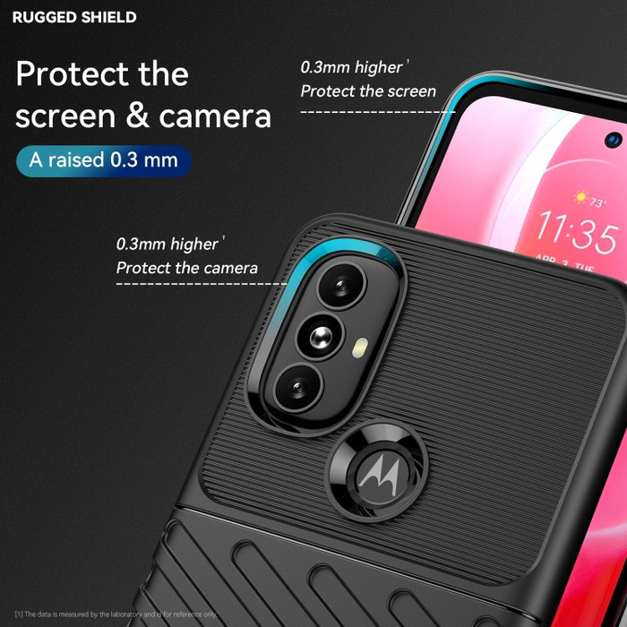 Estuche para teléfono suave de TPU a prueba de golpes Thunderbolt, For OnePlus 9RT 5G, For Motorola Moto G Power 2022, For Sony Xperia Ace II, For Samsung Galaxy A03 164mm EU Version, For Xiaomi Redmi Poco M4 Pro 5G, For Motorola Moto E20 / E30 / E40  ...