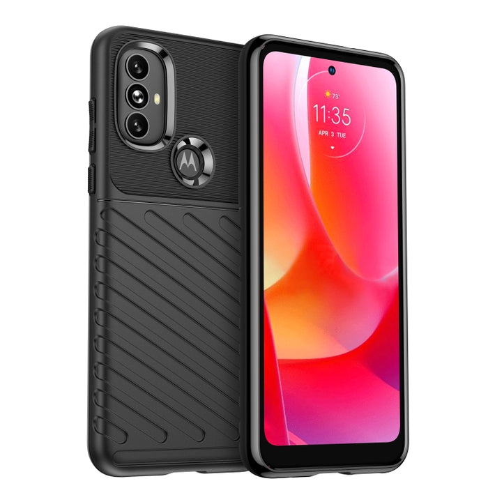 Estuche para teléfono suave de TPU a prueba de golpes Thunderbolt, For OnePlus 9RT 5G, For Motorola Moto G Power 2022, For Sony Xperia Ace II, For Samsung Galaxy A03 164mm EU Version, For Xiaomi Redmi Poco M4 Pro 5G, For Motorola Moto E20 / E30 / E40  ...