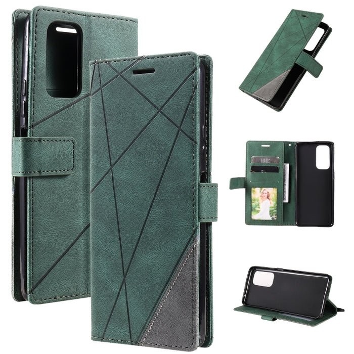 Estuche para teléfono de cuero con tapa horizontal empalmado con sensación de piel, For Xiaomi Redmi 10, For Xiaomi Poco F3 GT