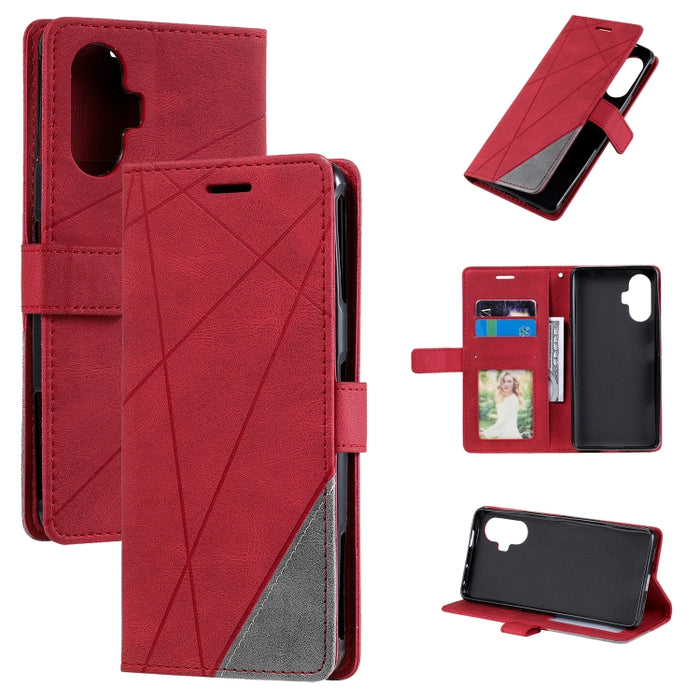 Estuche para teléfono de cuero con tapa horizontal empalmado con sensación de piel, For Xiaomi Redmi 10, For Xiaomi Poco F3 GT