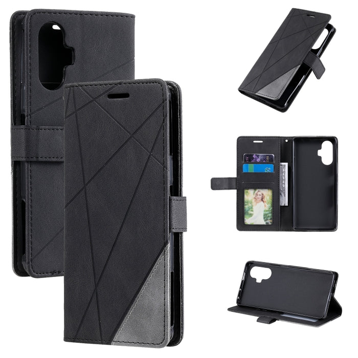 Estuche para teléfono de cuero con tapa horizontal empalmado con sensación de piel, For Xiaomi Redmi 10, For Xiaomi Poco F3 GT