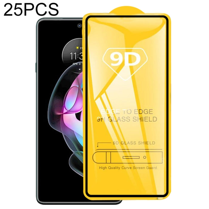 25 PCS 9D Película de vidrio templado con pantalla de pegamento completo, For Motorola Moto E7i Power / E7 Power (25 PCS), For Motorola Moto E20/ G50 5G / G20 / G30 / G10 (25 PCS), For Motorola Edge 20 / Edge 20 Pro / 20 Fusion / Edge 20 lite (25 PCS) ...