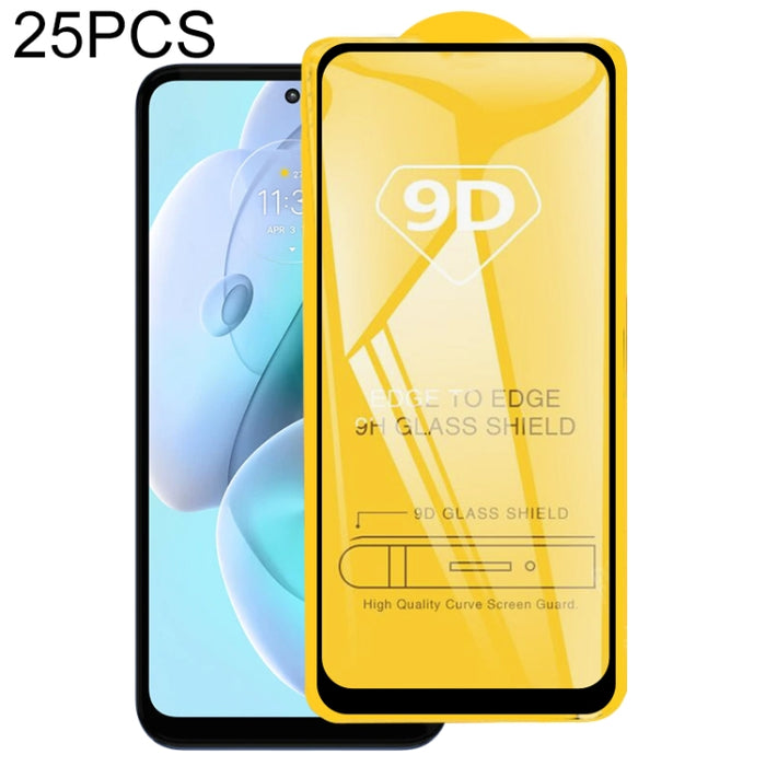 25 PCS 9D Película de vidrio templado con pantalla de pegamento completo, For Motorola Moto E7i Power / E7 Power (25 PCS), For Motorola Moto E20/ G50 5G / G20 / G30 / G10 (25 PCS), For Motorola Edge 20 / Edge 20 Pro / 20 Fusion / Edge 20 lite (25 PCS) ...
