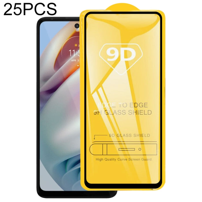 25 PCS 9D Película de vidrio templado con pantalla de pegamento completo, For Motorola Moto E7i Power / E7 Power (25 PCS), For Motorola Moto E20/ G50 5G / G20 / G30 / G10 (25 PCS), For Motorola Edge 20 / Edge 20 Pro / 20 Fusion / Edge 20 lite (25 PCS) ...