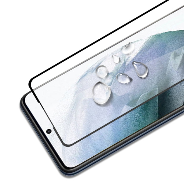 Mocolo 0.33mm 9H 2.5D Película de vidrio templado con impresión de seda y pegamento completo, For Samsung Galaxy S22+ 5G, For Samsung Galaxy S22 5G, For Samsung Galaxy M52 5G, For Xiaomi Redmi Note 11