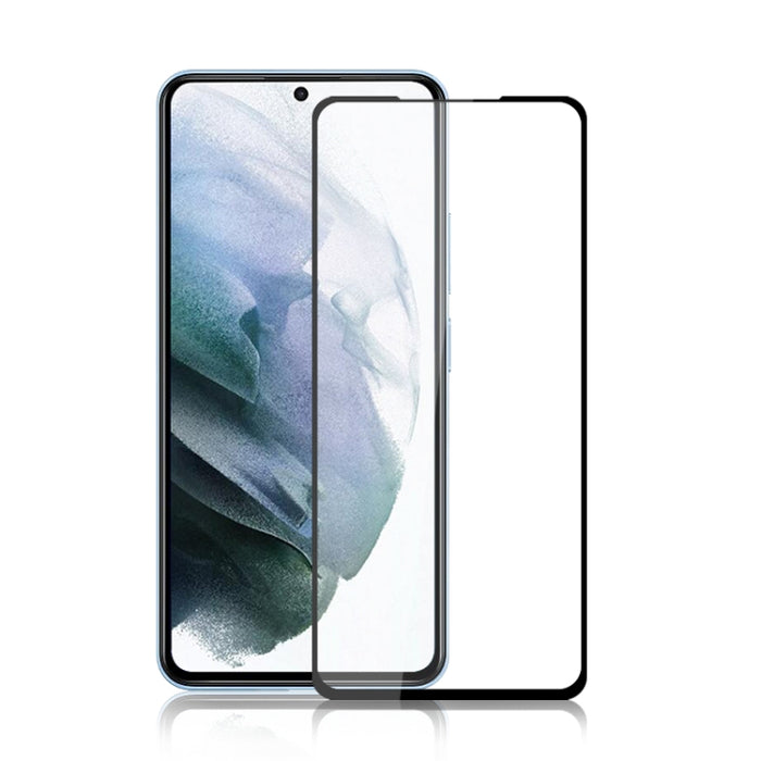 Mocolo 0.33mm 9H 2.5D Película de vidrio templado con impresión de seda y pegamento completo, For Samsung Galaxy S22+ 5G, For Samsung Galaxy S22 5G, For Samsung Galaxy M52 5G, For Xiaomi Redmi Note 11