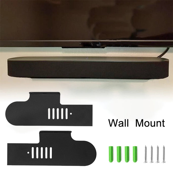 Soporte de pared para barra de sonido dividida, For Ohayo H6 / H8, For Amoi U2 / U5 / U6 / U7, For Garinemax Speaker, For Sansui 91W, For DENON DHT-S316, For BOSE TV Speaker, For Edifier B3 / B7 / B8