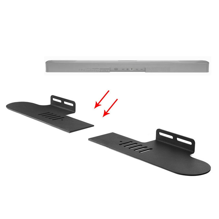 Soporte de pared para barra de sonido dividida, For Ohayo H6 / H8, For Amoi U2 / U5 / U6 / U7, For Garinemax Speaker, For Sansui 91W, For DENON DHT-S316, For BOSE TV Speaker, For Edifier B3 / B7 / B8