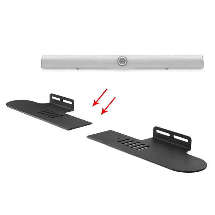 Soporte de pared para barra de sonido dividida, For Ohayo H6 / H8, For Amoi U2 / U5 / U6 / U7, For Garinemax Speaker, For Sansui 91W, For DENON DHT-S316, For BOSE TV Speaker, For Edifier B3 / B7 / B8