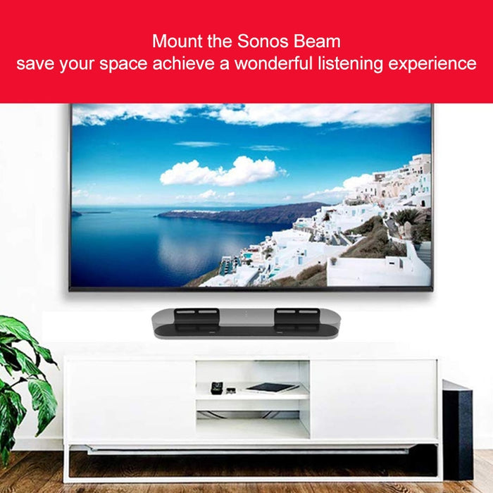 Soporte de pared para barra de sonido dividida