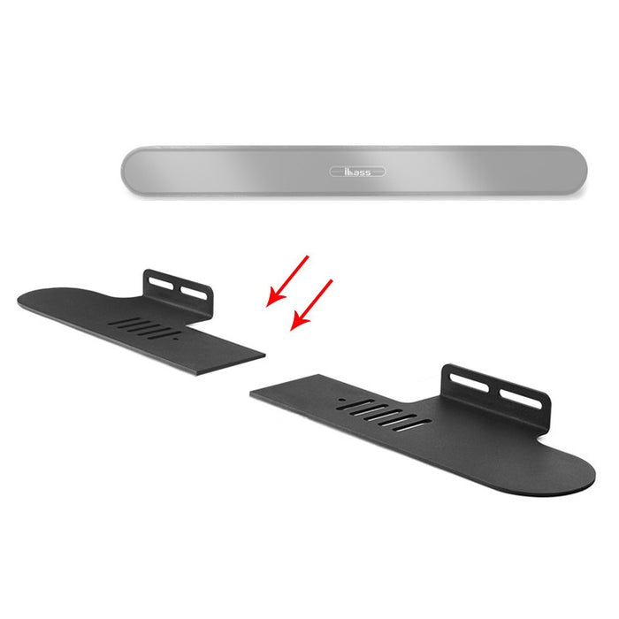 Soporte de pared para barra de sonido dividida