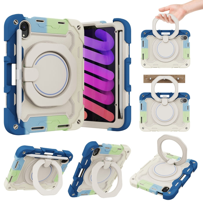 Armor Contraste Color Silicona + PC Tablet Case