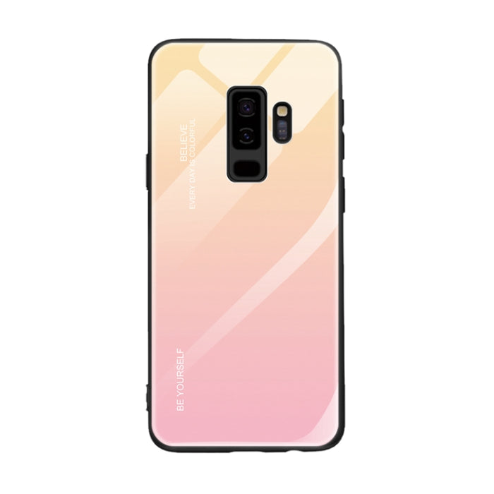 Estuche de vidrio de color degradado, For Galaxy S9, For Galaxy S10, For Xiaomi Mi 9