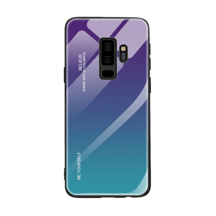 Estuche de vidrio de color degradado, For Galaxy S9, For Galaxy S10, For Xiaomi Mi 9