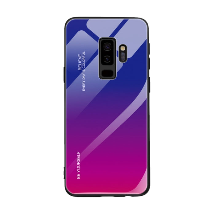 Estuche de vidrio de color degradado, For Galaxy S9, For Galaxy S10, For Xiaomi Mi 9