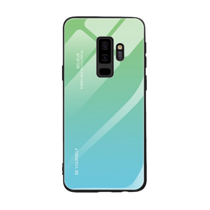 Estuche de vidrio de color degradado, For Galaxy S9, For Galaxy S10, For Xiaomi Mi 9