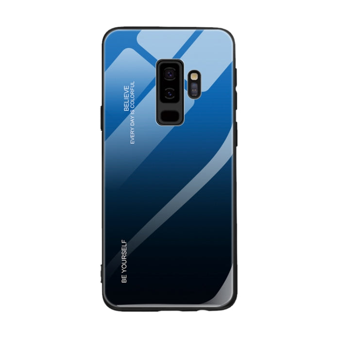 Estuche de vidrio de color degradado, For Galaxy S9, For Galaxy S10, For Xiaomi Mi 9