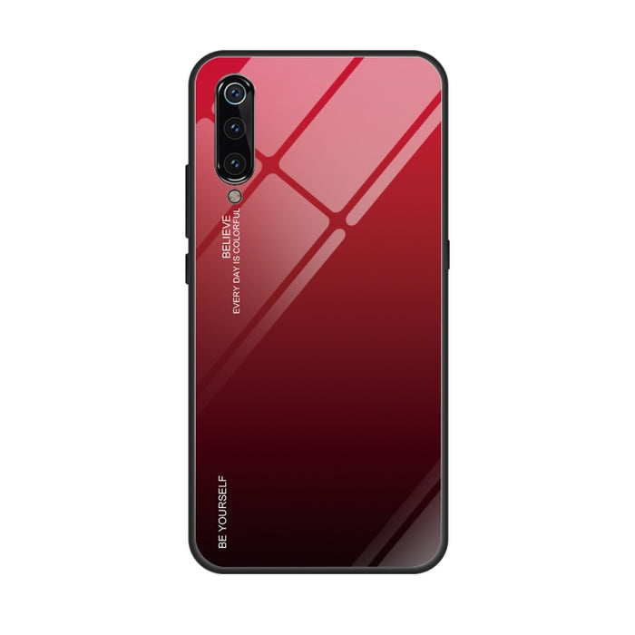 Estuche de vidrio de color degradado, For Galaxy S9, For Galaxy S10, For Xiaomi Mi 9