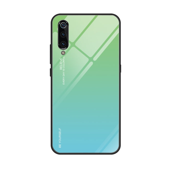 Estuche de vidrio de color degradado, For Galaxy S9, For Galaxy S10, For Xiaomi Mi 9