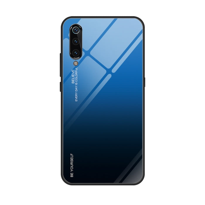 Estuche de vidrio de color degradado, For Galaxy S9, For Galaxy S10, For Xiaomi Mi 9