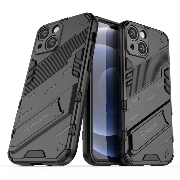 Punk Armor 2 en 1 PC + TPU Phone Case con soporte invisible