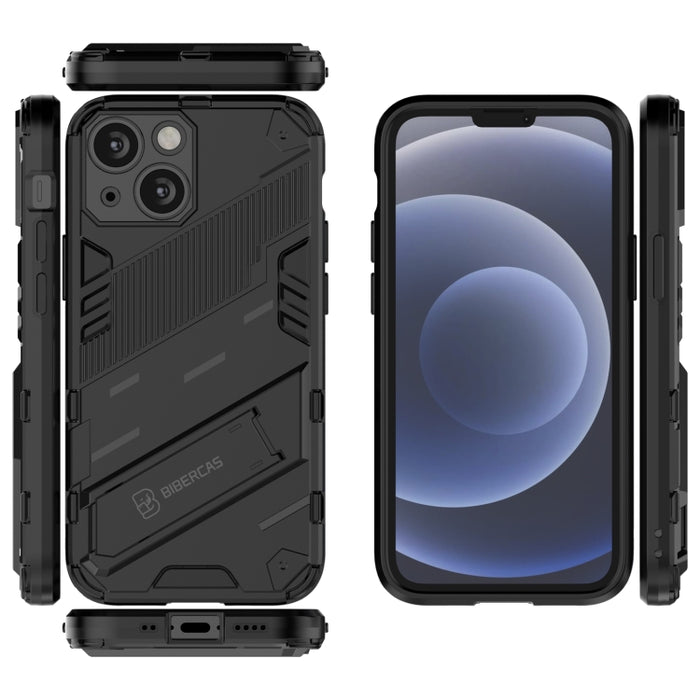 Punk Armor 2 en 1 PC + TPU Phone Case con soporte invisible