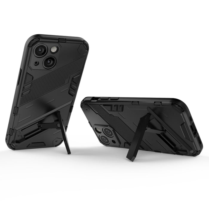 Punk Armor 2 en 1 PC + TPU Phone Case con soporte invisible