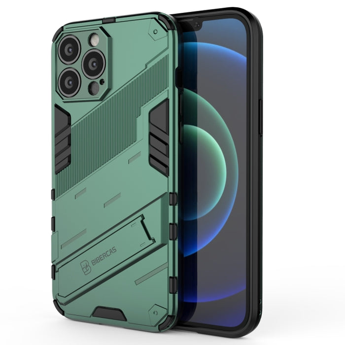 Punk Armor 2 en 1 PC + TPU Phone Case con soporte invisible