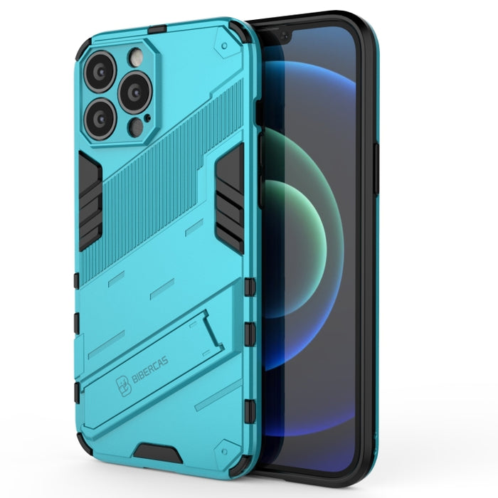 Punk Armor 2 en 1 PC + TPU Phone Case con soporte invisible