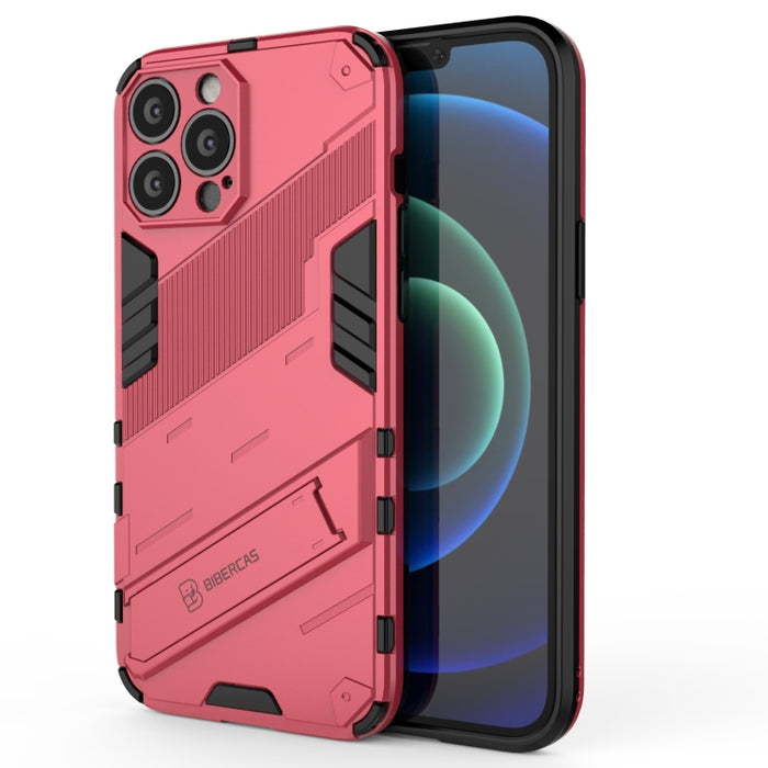 Punk Armor 2 en 1 PC + TPU Phone Case con soporte invisible