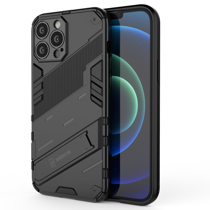 Punk Armor 2 en 1 PC + TPU Phone Case con soporte invisible