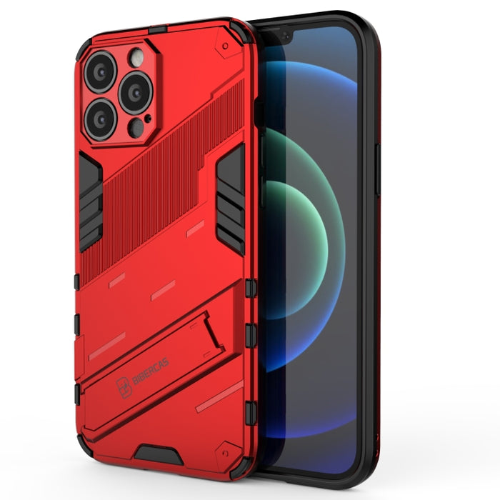 Punk Armor 2 en 1 PC + TPU Phone Case con soporte invisible