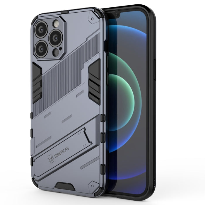 Punk Armor 2 en 1 PC + TPU Phone Case con soporte invisible