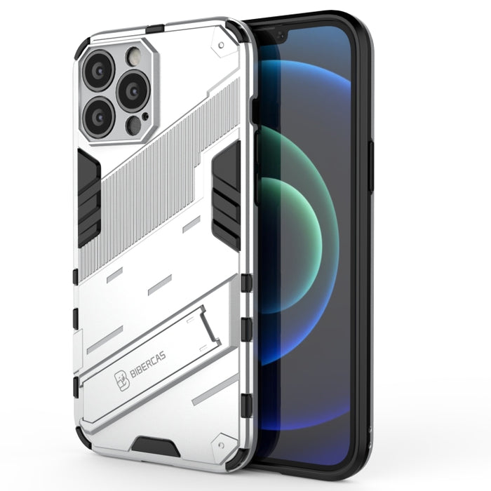 Punk Armor 2 en 1 PC + TPU Phone Case con soporte invisible