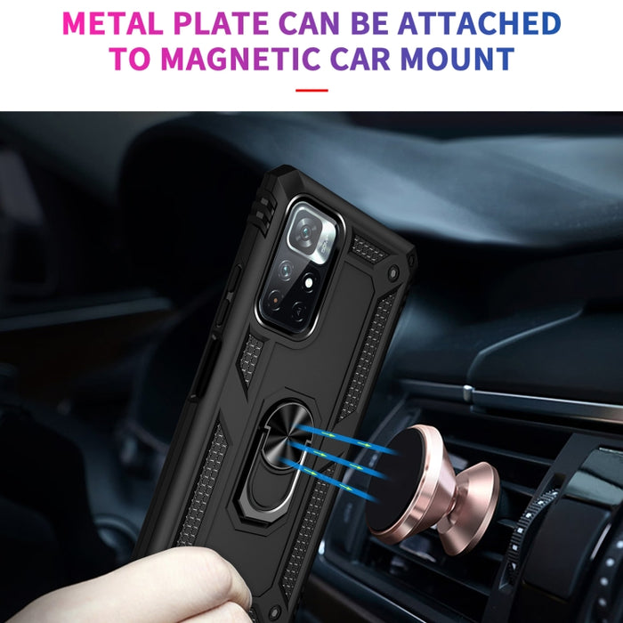 Funda para teléfono TPU + PC a prueba de golpes con soporte giratorio de 360 grados, For Xiaomi Redmi Note 11 Pro 5G, For Xiaomi Redmi Note 11 5G