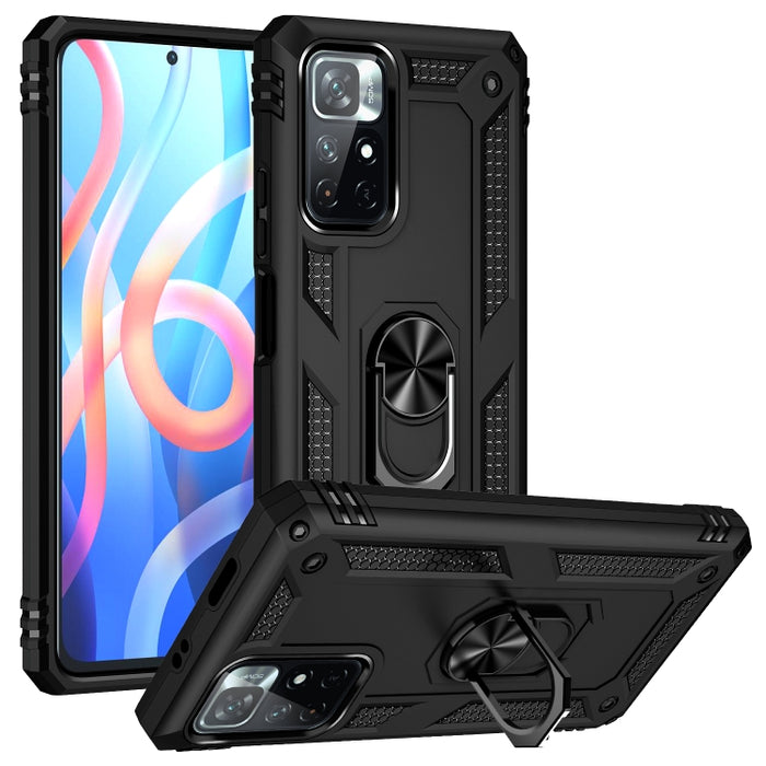 Funda para teléfono TPU + PC a prueba de golpes con soporte giratorio de 360 grados, For Xiaomi Redmi Note 11 Pro 5G, For Xiaomi Redmi Note 11 5G