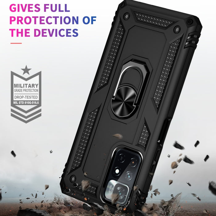 Funda para teléfono TPU + PC a prueba de golpes con soporte giratorio de 360 grados, For Xiaomi Redmi Note 11 Pro 5G, For Xiaomi Redmi Note 11 5G
