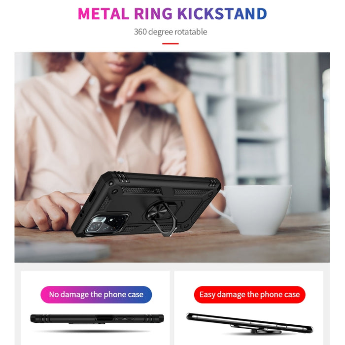 Funda para teléfono TPU + PC a prueba de golpes con soporte giratorio de 360 grados, For Xiaomi Redmi Note 11 Pro 5G, For Xiaomi Redmi Note 11 5G