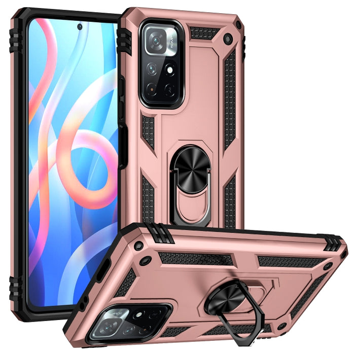 Funda para teléfono TPU + PC a prueba de golpes con soporte giratorio de 360 grados, For Xiaomi Redmi Note 11 Pro 5G, For Xiaomi Redmi Note 11 5G