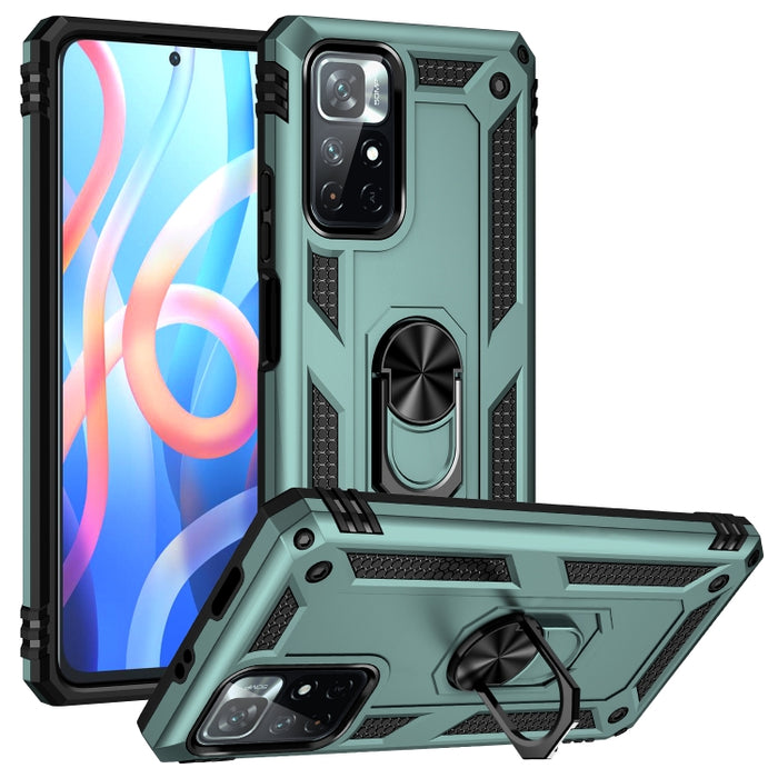 Funda para teléfono TPU + PC a prueba de golpes con soporte giratorio de 360 grados, For Xiaomi Redmi Note 11 Pro 5G, For Xiaomi Redmi Note 11 5G