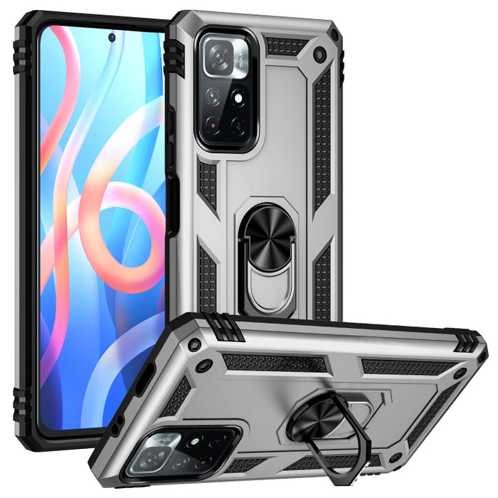 Funda para teléfono TPU + PC a prueba de golpes con soporte giratorio de 360 grados, For Xiaomi Redmi Note 11 Pro 5G, For Xiaomi Redmi Note 11 5G