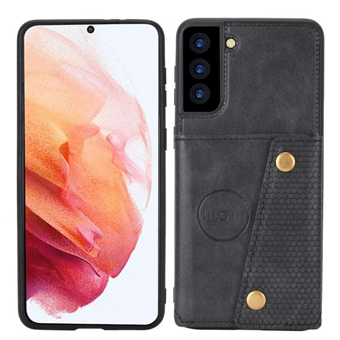 Estuche magnético para teléfono PU + TPU con doble hebilla, For Samsung Galaxy S22 5G, For Xiaomi 11T, For Samsung Galaxy S22+ 5G, For Samsung Galaxy S22 Ultra 5G, For Samsung Galaxy M52 5G, For Samsung Galaxy A13 5G