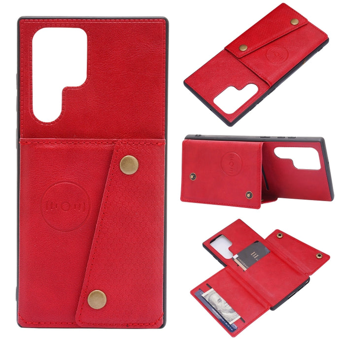 Estuche magnético para teléfono PU + TPU con doble hebilla, For Samsung Galaxy S22 5G, For Xiaomi 11T, For Samsung Galaxy S22+ 5G, For Samsung Galaxy S22 Ultra 5G, For Samsung Galaxy M52 5G, For Samsung Galaxy A13 5G