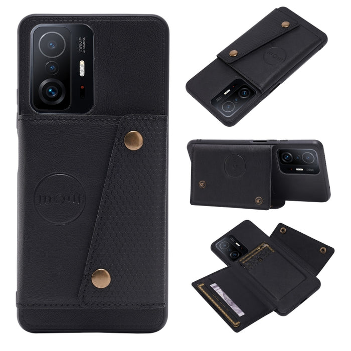 Estuche magnético para teléfono PU + TPU con doble hebilla, For Samsung Galaxy S22 5G, For Xiaomi 11T, For Samsung Galaxy S22+ 5G, For Samsung Galaxy S22 Ultra 5G, For Samsung Galaxy M52 5G, For Samsung Galaxy A13 5G