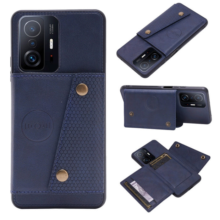 Estuche magnético para teléfono PU + TPU con doble hebilla, For Samsung Galaxy S22 5G, For Xiaomi 11T, For Samsung Galaxy S22+ 5G, For Samsung Galaxy S22 Ultra 5G, For Samsung Galaxy M52 5G, For Samsung Galaxy A13 5G
