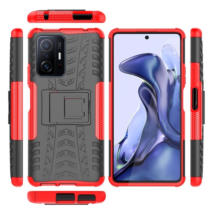 Funda para teléfono con textura de neumático TPU + PC con soporte, For Xiaomi Mi 11T, For Nokia G300, For Samsung Galaxy S22 Ultra 5G, For Samsung Galaxy M52 5G